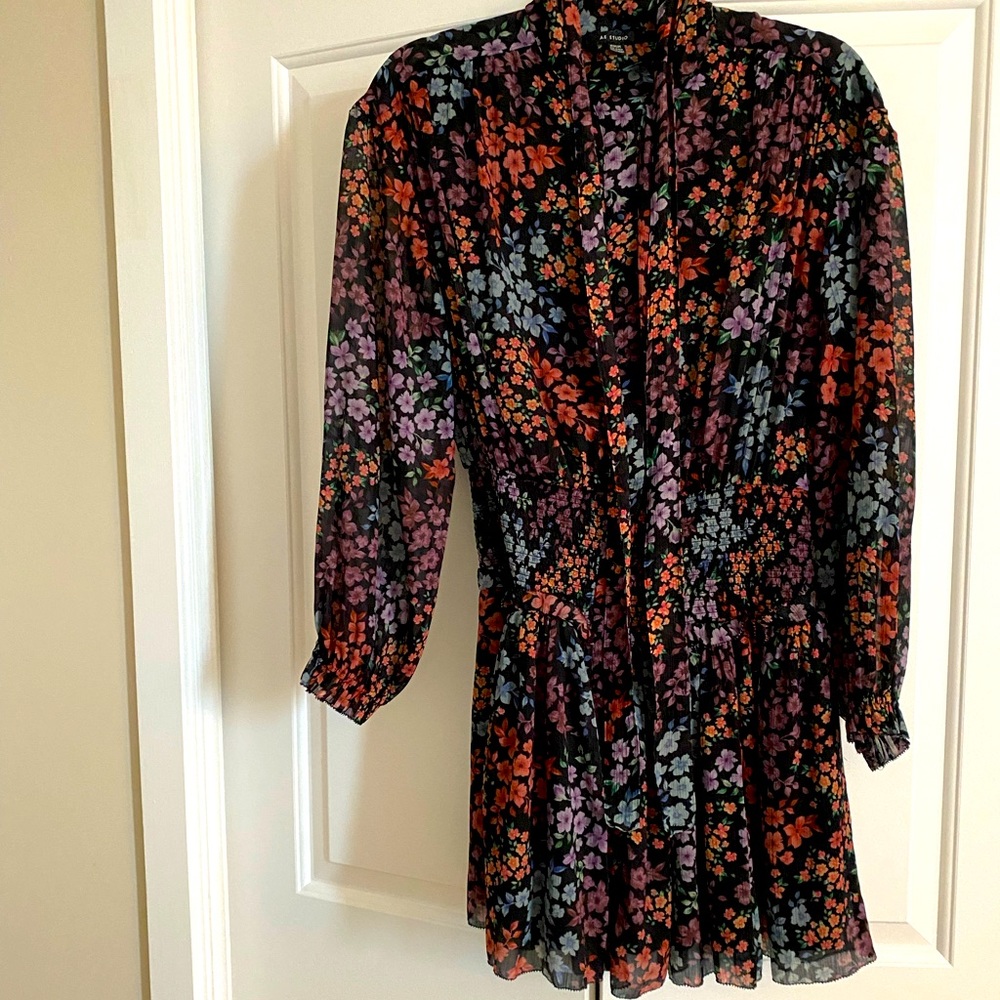 Floral mini dress